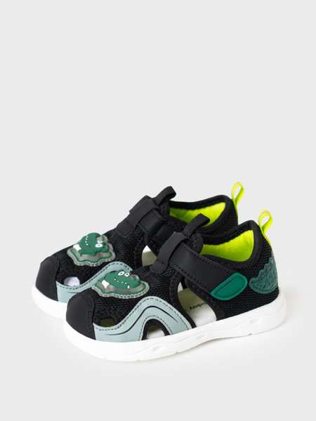 PlayToday, Сандалии детские для мальчика с закрытым носом и кожаной стелькой