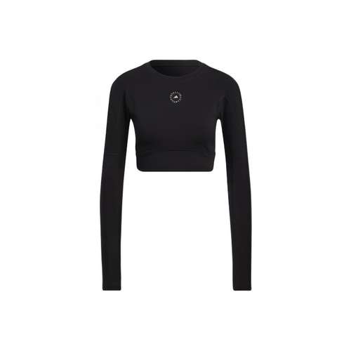 Adidas Черные Женские Короткие Топы