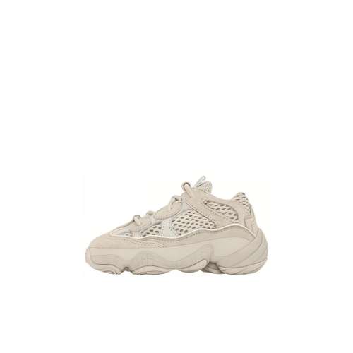 Adidas Originals Yeezy 500 'Румяна' Противоскользящая Амортизация Устойчивая к износу MID Топ Обувь для малышей Серый