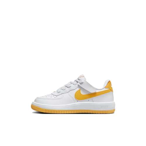 Nike Air Force 1 Slip Resistant Abrasion Resistant Низкие Детские Скейтбординги Белый Золото