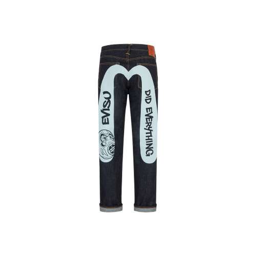 Evisu Джинсовый Синий Мужские Джинсы