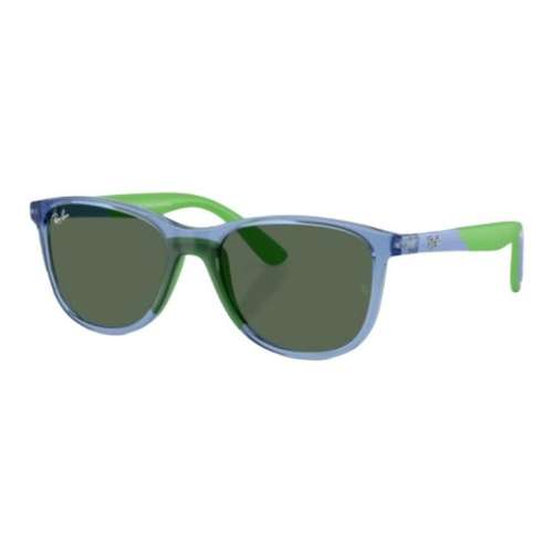 RayBan Литье под давлением Квадратные Солнцезащитные очки Детские Прозрачно-синие