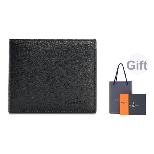 MEXICAN Sheepskin Wallet Standard (Standard) Men's Black MEXICAN Овчина Кошелек Стандартный (Стандартный) Мужской Черный