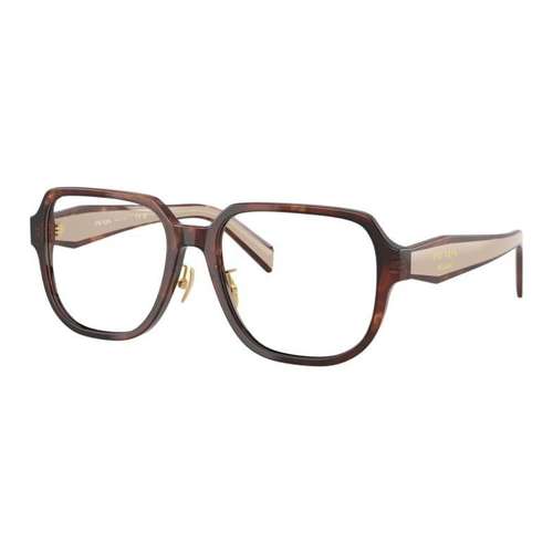 PRADA Пластиковая оправа Figured Оправа для очков Унисекс Tortoiseshell