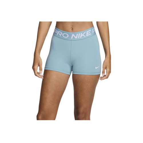Nike Pro Спортивные шорты Женские Джинсовый синий