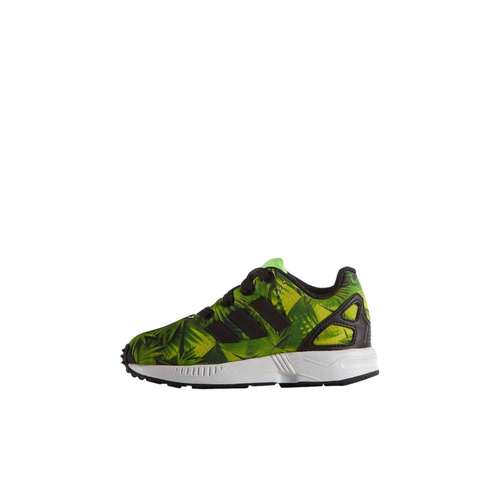 Adidas ZX Flu Устойчивый к истиранию Дышащая Низкая Обувь для Малышей Зеленая для Младенцев и Малышей