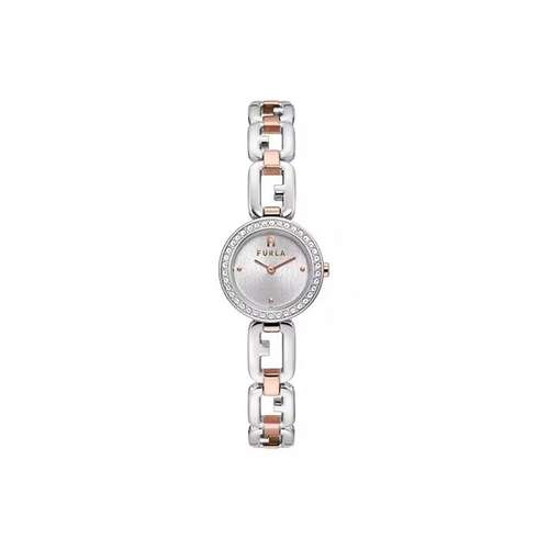 Furla Часы с ремешком на запястье кварцевый механизм нержавеющая сталь ремешок 25 мм серебристый циферблат женские часы