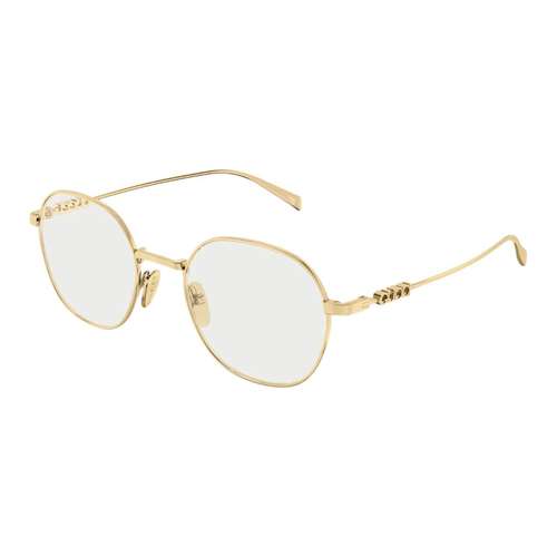 GUCCI Металлические круглые очки с диоптриями унисекс золото