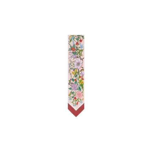 GUCCI FLORA Шелковые галстуки женские розовые