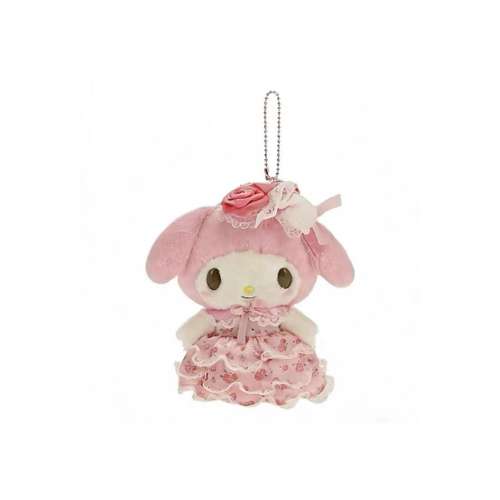 Sanrio My Melody Цветочное платье Плюшевые брелки Маленький