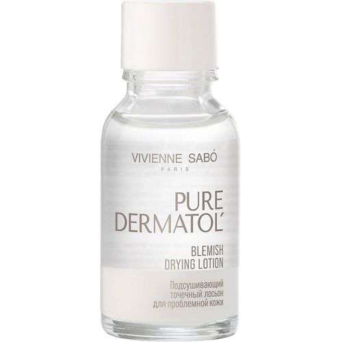 VIVIENNE SABO Подсушивающий точечный лосьон для проблемной кожи Pure Dermatol' Blemish Drying Lotion
