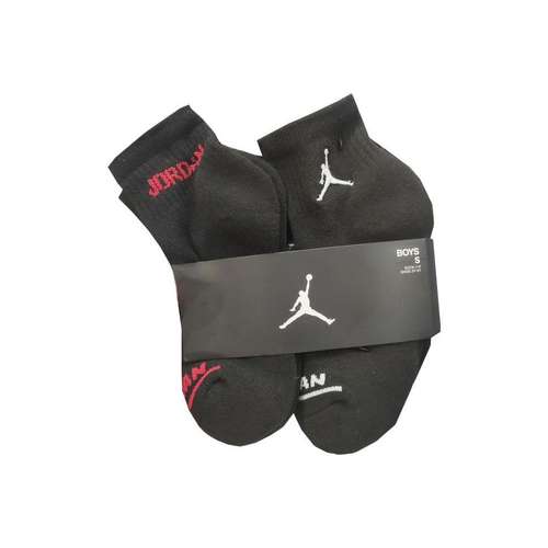 Jordan Black Kids Socks Джордан Черные Детские Носки