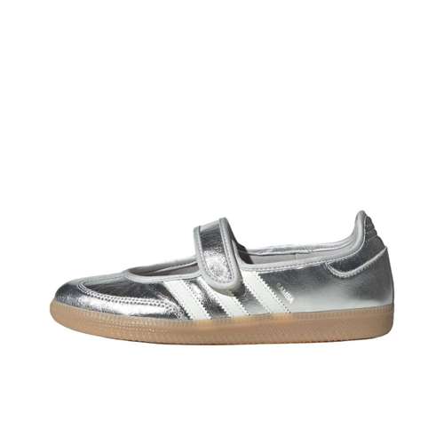 Adidas Originals Samba Jane Туфли Мэри Джейн Серебряные Женские