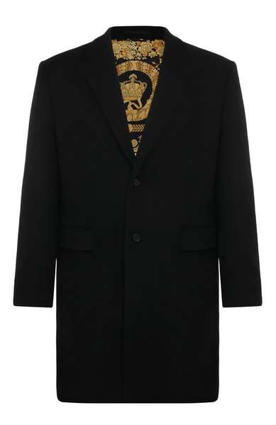 Шерстяное пальто Versace