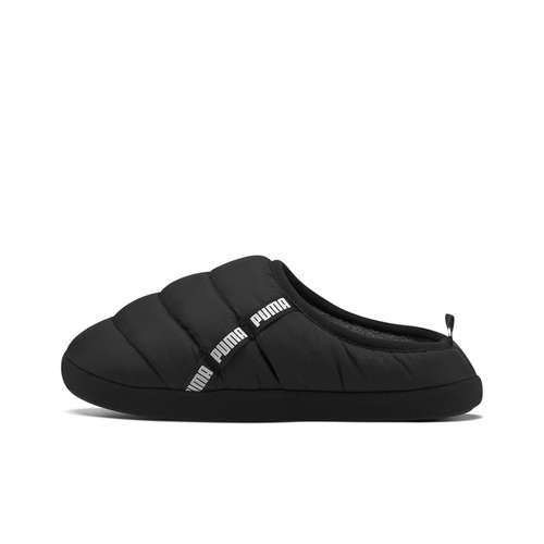 PUMA Scuff Резиновая подошва Шов Устойчивый к истиранию Домашние тапочки Унисекс Черный