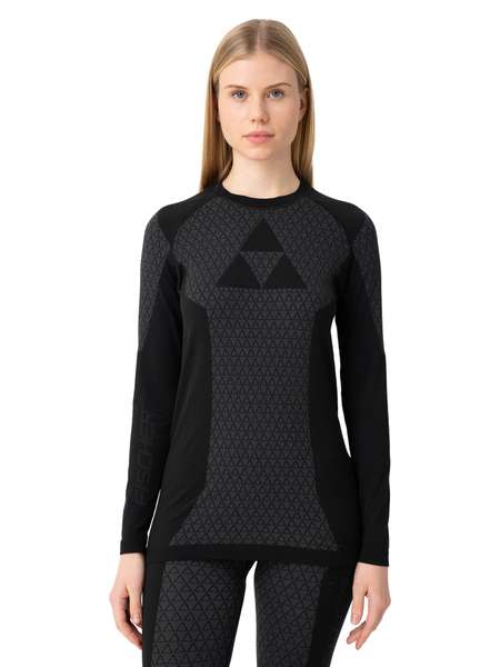 Термобельё Верх Женское Fischer Seamless Black/Antracite