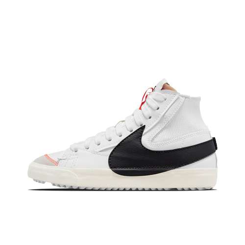 Nike Blazer 77 JUMBO MID Топ Скейтборд Кроссовки Женские Белый Черный