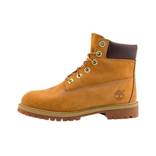 Timberland Премиум противоскользящие анти-КИК детские ботинки желтые для подростков