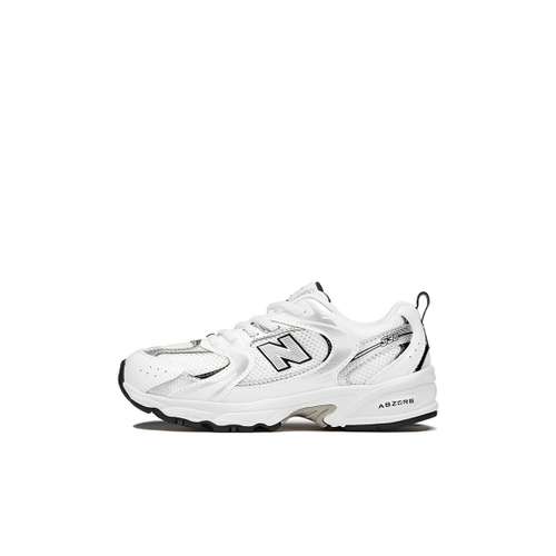 New Balance NB 530 Повседневные Аbrasion Resistant Низкие Кроссовки для Бега Черно-Белые Детские Возраст 3-7 Лет