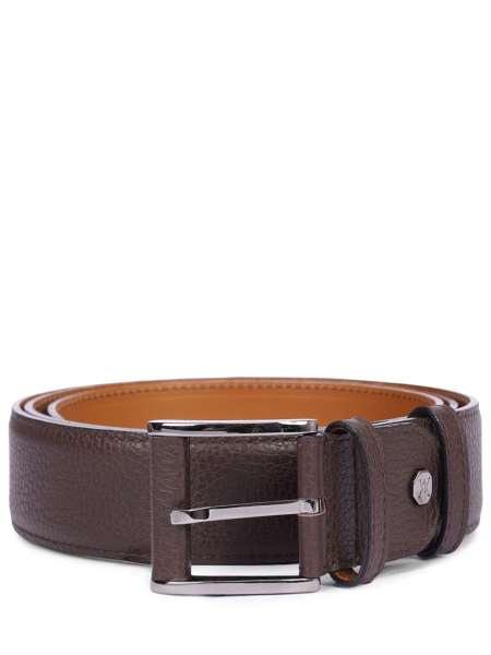 Ремень кожаный, ARTIOLI, BELTS CIOCCOLATO ALTO