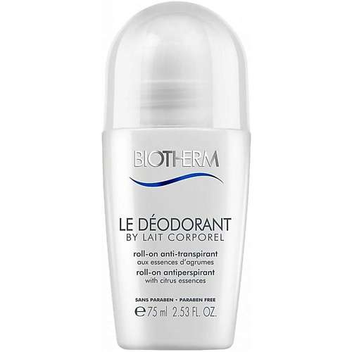 BIOTHERM Гипоаллергенный шариковый дезодорант-антиперспирант Lait Corporel Le Deodorant