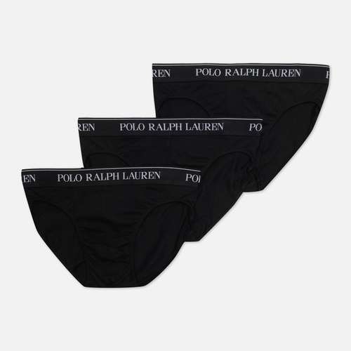 Комплект мужских трусов Polo Ralph Lauren BCI Cotton/Elastane Low Rise Brief 3-Pack