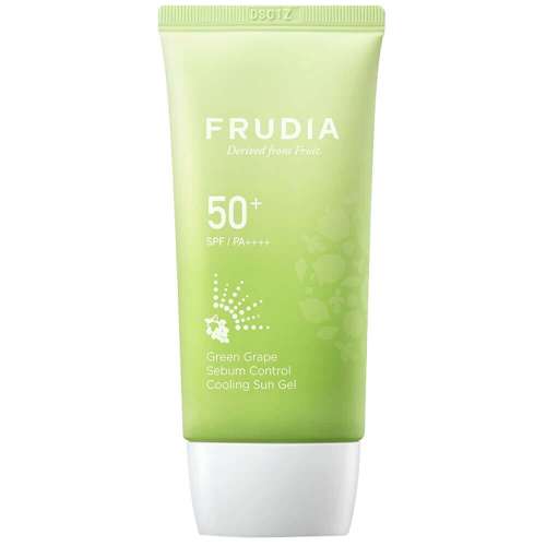 Солнцезащитный гель для жирной кожи Frudia Green Grape Sebum Control Cooling Sun Gel SPF50+ PA ++++